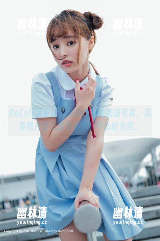 BoLoli菠萝社 - 看柳侑绮的校服写真，高清照片里总是有些图说不出的东西。
