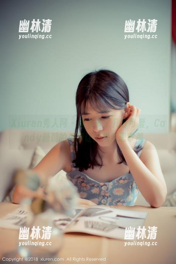 Xiuren秀人网 - 睡衣多了几分可爱，Candy糖糖的美图让人想反思审美。