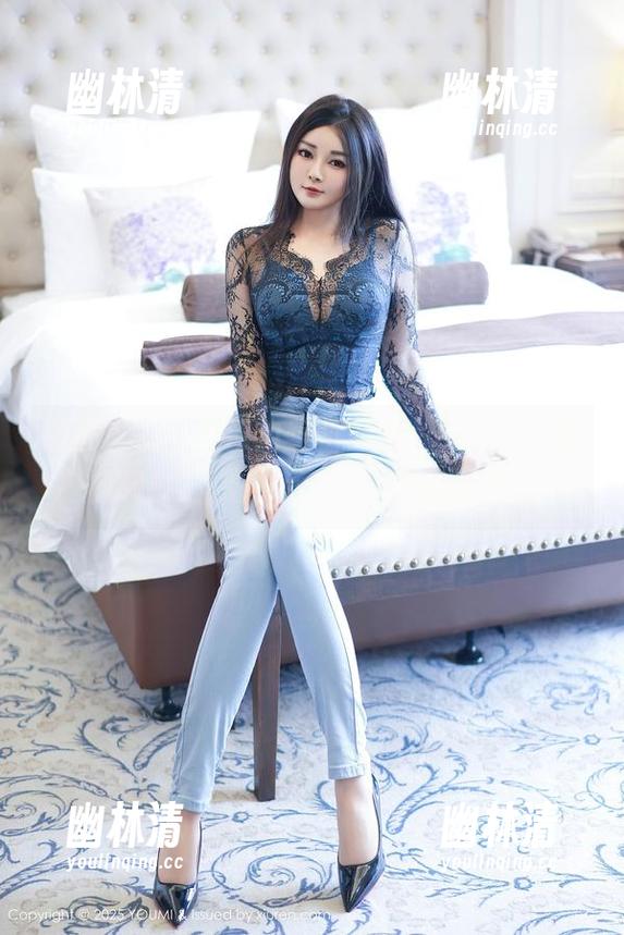 尤蜜荟 - 这组海边美图更新，Cris_卓娅祺又要给你点色了，你受得了吗？